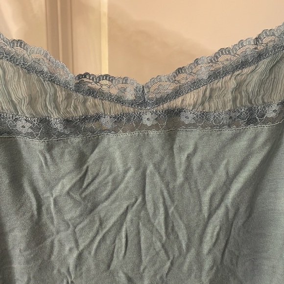 Blue Lace & Crinoline Top - Picture 2 of 12